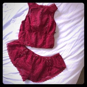 💥3/$45💥👙 Victoria’s Secret Crop Lingerie Set